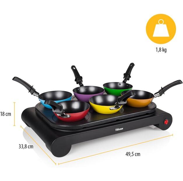 Raclette Grill Tristar BP-2827 Party-Wok-Set
