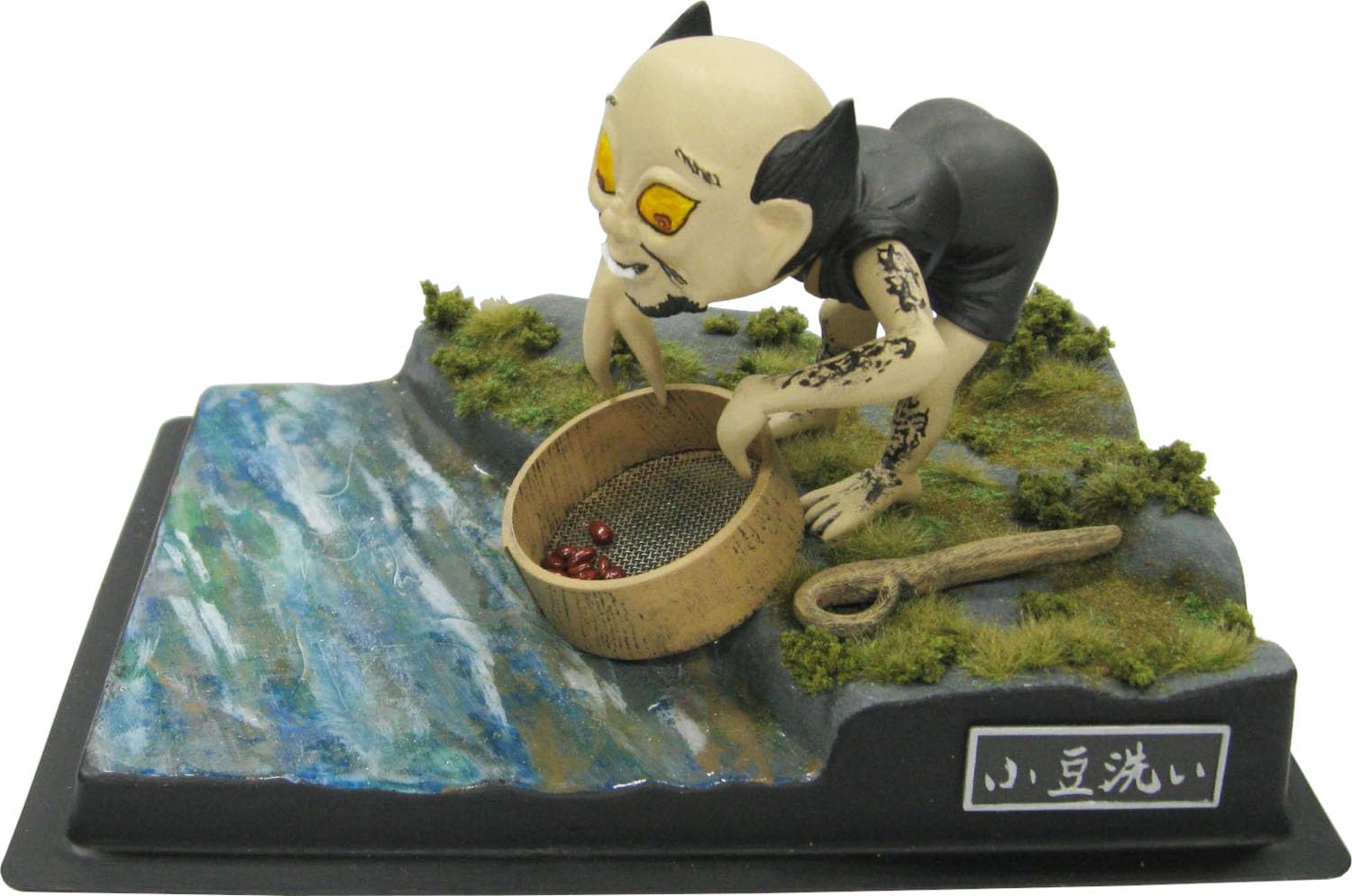 

Doyusha Yokai Genealogy Series Red Bean Washing Plastic Model 3 [Reprint Edition] (People/Animals)