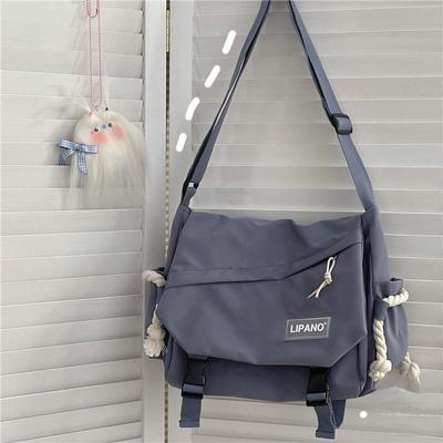 Nylon Handbags Shoulder Bag Large Capacity Crossbody Bags for Teenager Girls Men Harajuku Messenger Bag Student School Bags Sac