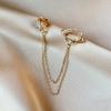 Tassel Collar Chain Fashion Brooch Formal Luxury High-end Style Rhinestone Accessory Jewelry Accessory