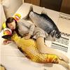 Stuffed Toy Simulation Design Fish Plush Toy 3D Giant Soft Material Toy Pillow Stuffed Animal Toy Gifts