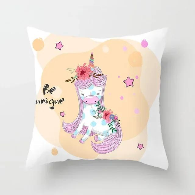 Mandala Tropical Flamingo Pattern Decorative Pillows Unicorn Pillowcase Polyester Pillowcase Home Hotel Decoration Pillowcase .