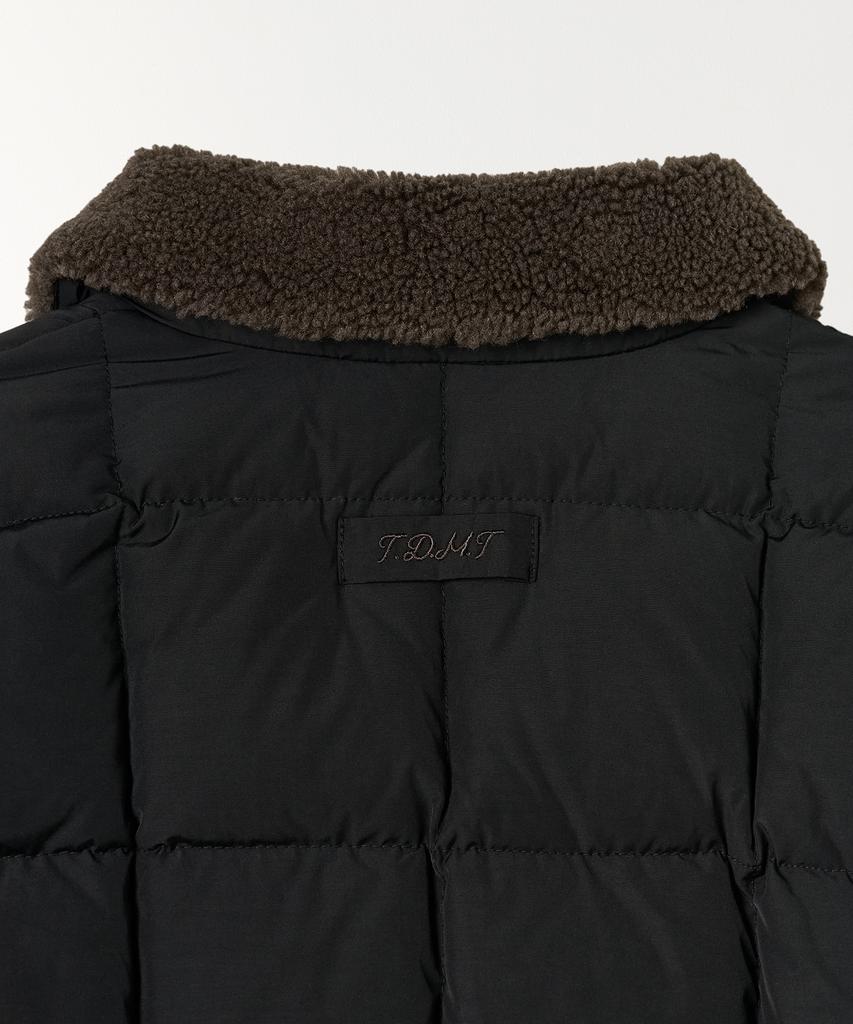 Ttudement Fur Collar Down Jumper Black