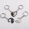 Stainless Steel Love Cat Keychain Pendant: Anti-Lost Accessory for Men, Women, Couples - Bag or Waist Hanging