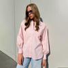 Women Spring Autumn Temperament Solid Suit Collar Long Sleeve Shirt Blouses