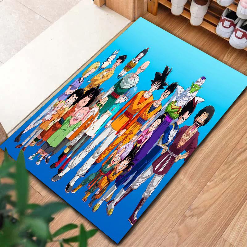 Cute Cartoon Son Goku Carpet Rug For Living Room Bedroom Home Sofa Decoration,kids Play Nonslip Floor Mat