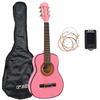 Pack De Guitare Classique - 3rd Avenue - 1/2 Taille - Couleur Rose - Idéal Pour Débutants