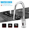 AC.220V Elektronik Otomatik Sensör Kontrollü Mutfak Su Musluğu Kızılötesi Modern Banyo Lavabo Bataryası Lavabo Sensörlü Musluk Ellerin Dokunuşu