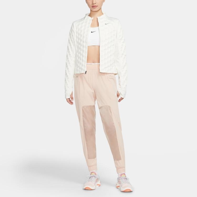 Nike Jackets Women's Sail White Stand Collar Moderate Other CZ1544-133