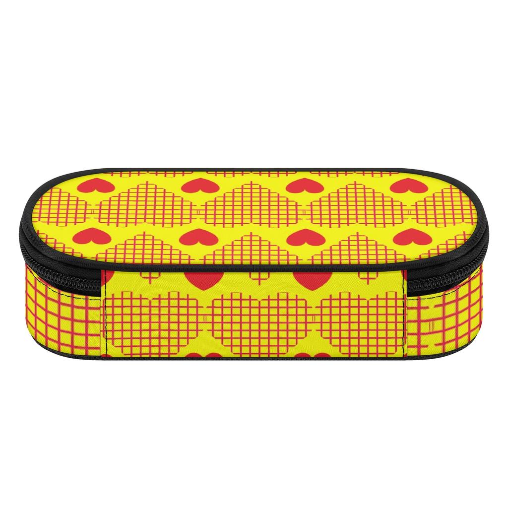 Pencil Pouch 300D Polyester High Capacity Zipper Closure with Pen Slot Board Mesh Pocket and Large Storage Section for Boys Girls