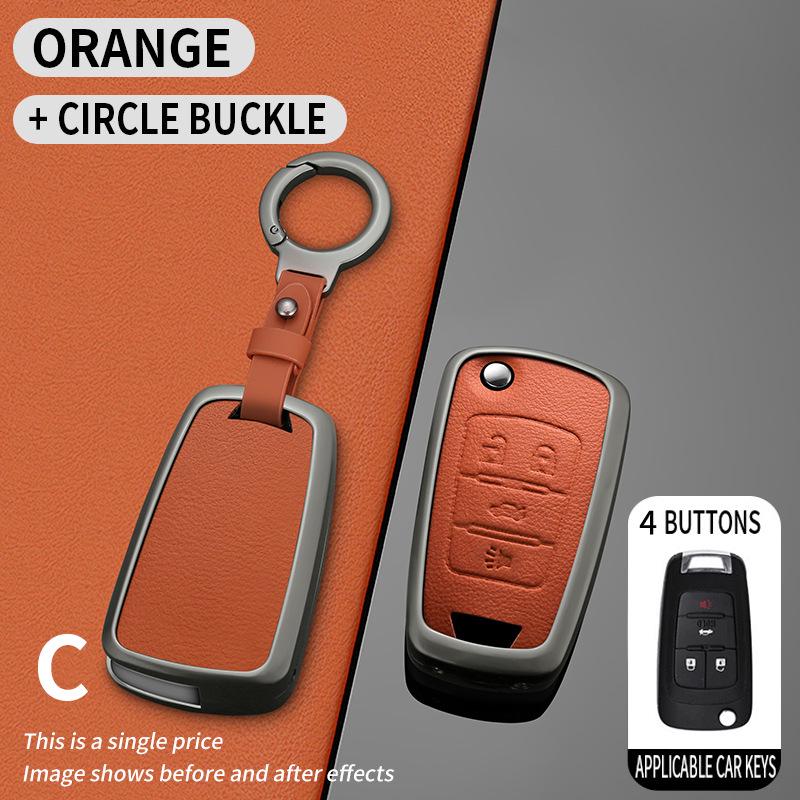 Chevrolet Malibu 2012-2018 Folding Key Case - Premium Protective Shell for Men and Women