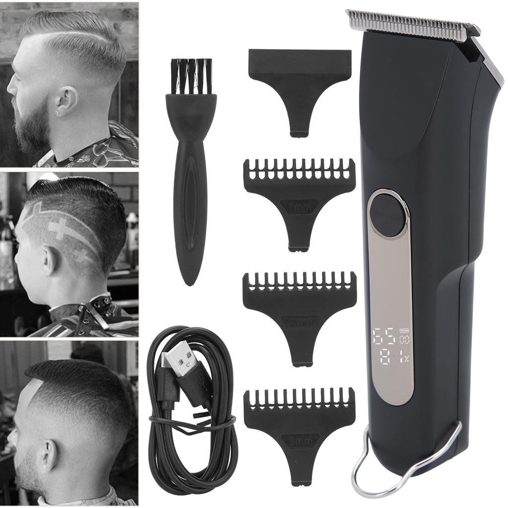 Electric Hair Clippers Rechargeable Cordless Haircutting Clipper Adjustable Blade Hair Trimmer