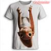 Tiger Bird Mouse Pattern T Shirt For Men Funny Animal 3D Printed Short Sleeve Tees Summer Street Loose Tops Round Neck T-Shirts
