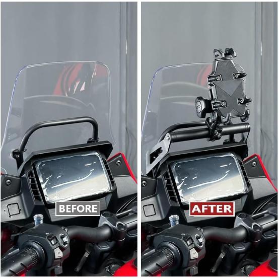 

GPS Vehicle Mounts 22mm for NX400 NX500 2024 2025 2026 Motorcycle Accessories Mobile Phone Stand Holder Navigation Bracket, Enhanced Stability & Easy