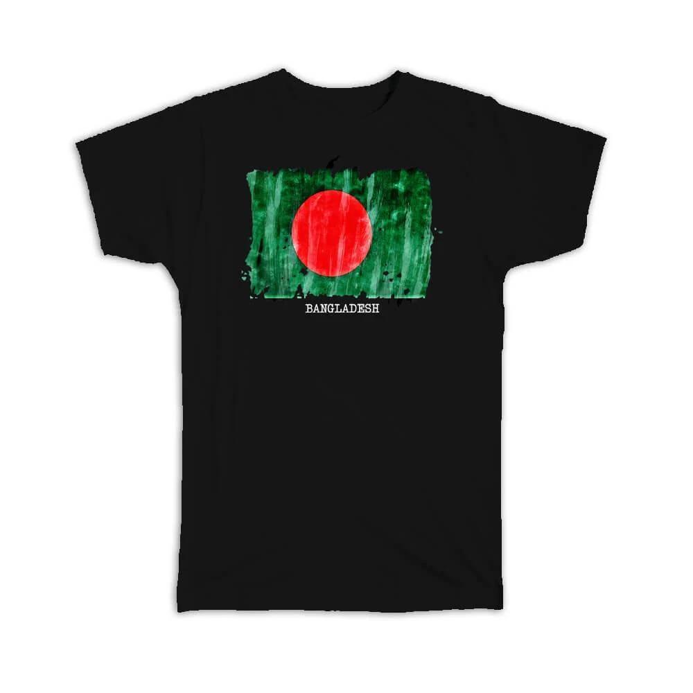 

Gift T-Shirt : Bangladesh Flag Asia Travel Expat Country Watercolor XL