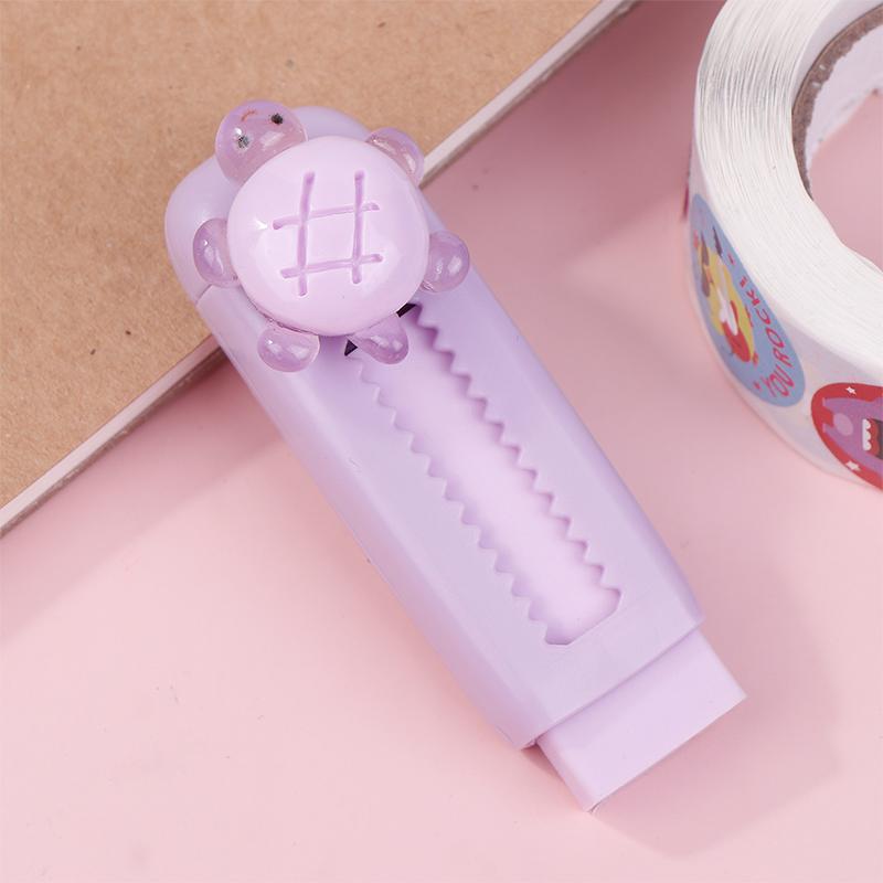 Uroczy świecący żółw, gumka do mazania typu push-pull, gumka do mazania w kształcie kreskówki, prezent dla studenta, nagroda za artykuły papiernicze