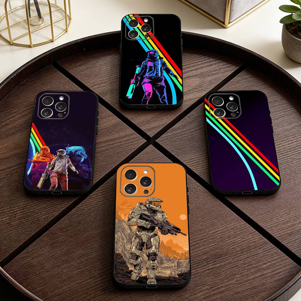 H-HOT GAME A-ARC Raiders Phone Case For iPhone 17,16,15,14,13,12,11 Plus,Pro Max,XS,Soft Silicone Black Cover