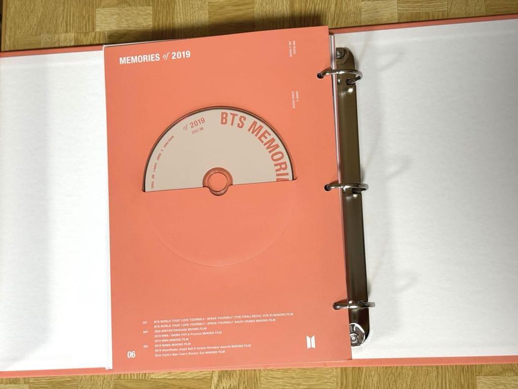 [USED] BTS MEMORIES of 2019 (No Trading Cards)