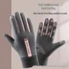 Winter Windproof Velvet Touchscreen Gloves for Electric Bike Cycling - Unisex