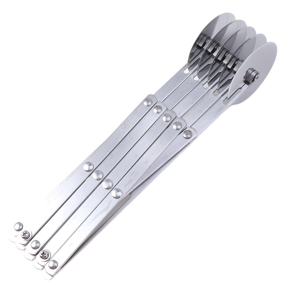 Professional Side Pasta Knives Stainless Steel Pizza Pastry Peeler Dough Divider Cutter Home