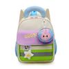 School bag, school bag contrasting color, light spine protection, children's backpack, cartoon letter girl, baby going out, small backpack tide