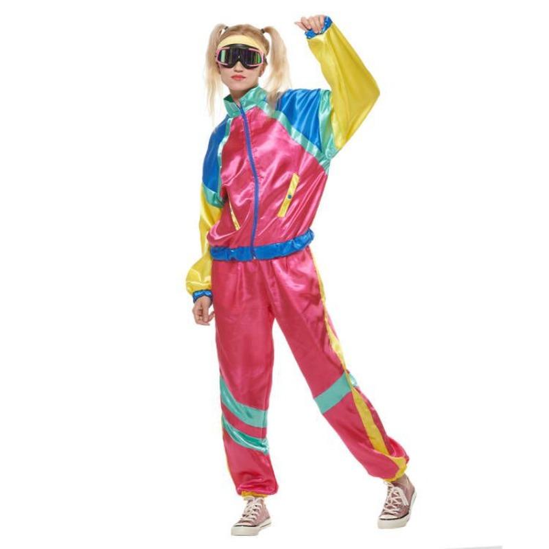 E-commerce Halloweenské disco disco oblečení, taneční sportovní oblečení růžové zboží