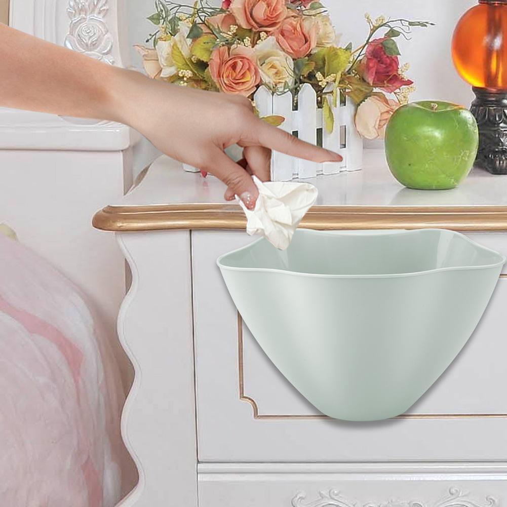 Cupboard Door Hanging Mount Kitchen Garbage Trash Bin Without Lid Waste Claaaification Grey