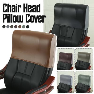 Gaming Chair Headrest Cover Elastic Office Chair Head Pillow Cover Chair Headrest Protection Dustproof Pillow Cover Accessories