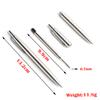10 Stück/Set Metall-Kugelschreiber Automatischer Kugelschreiber G2 Mine Schwarze Blaue Tinte Für Schule Büro Schreibwaren Schreiben 0,7 mm