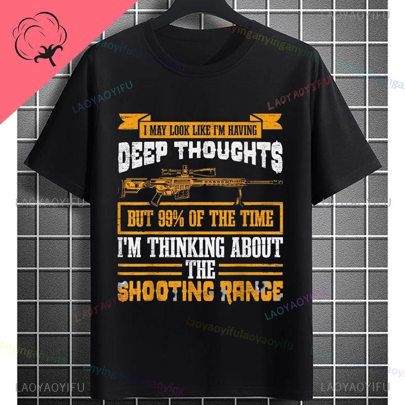 Yeah I Shoot Like A Girl Sniper Rifle Graphic Tshirt 100 Cotton Short Sleeve Round Neck Streetwear Humor Style Tshirt