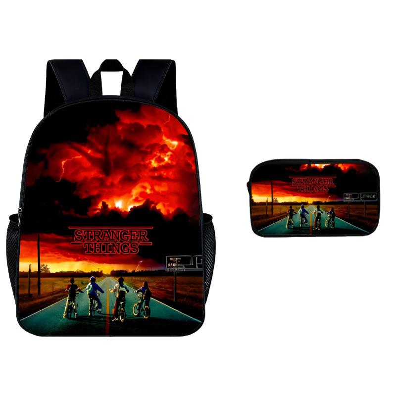 Stranger Things 5 Kinderrucksack Federmäppchen 2-teiliges Set KTB