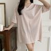New ArriVals Open Run Big Size Box Long Tee V Neck Short sleeVe Dress