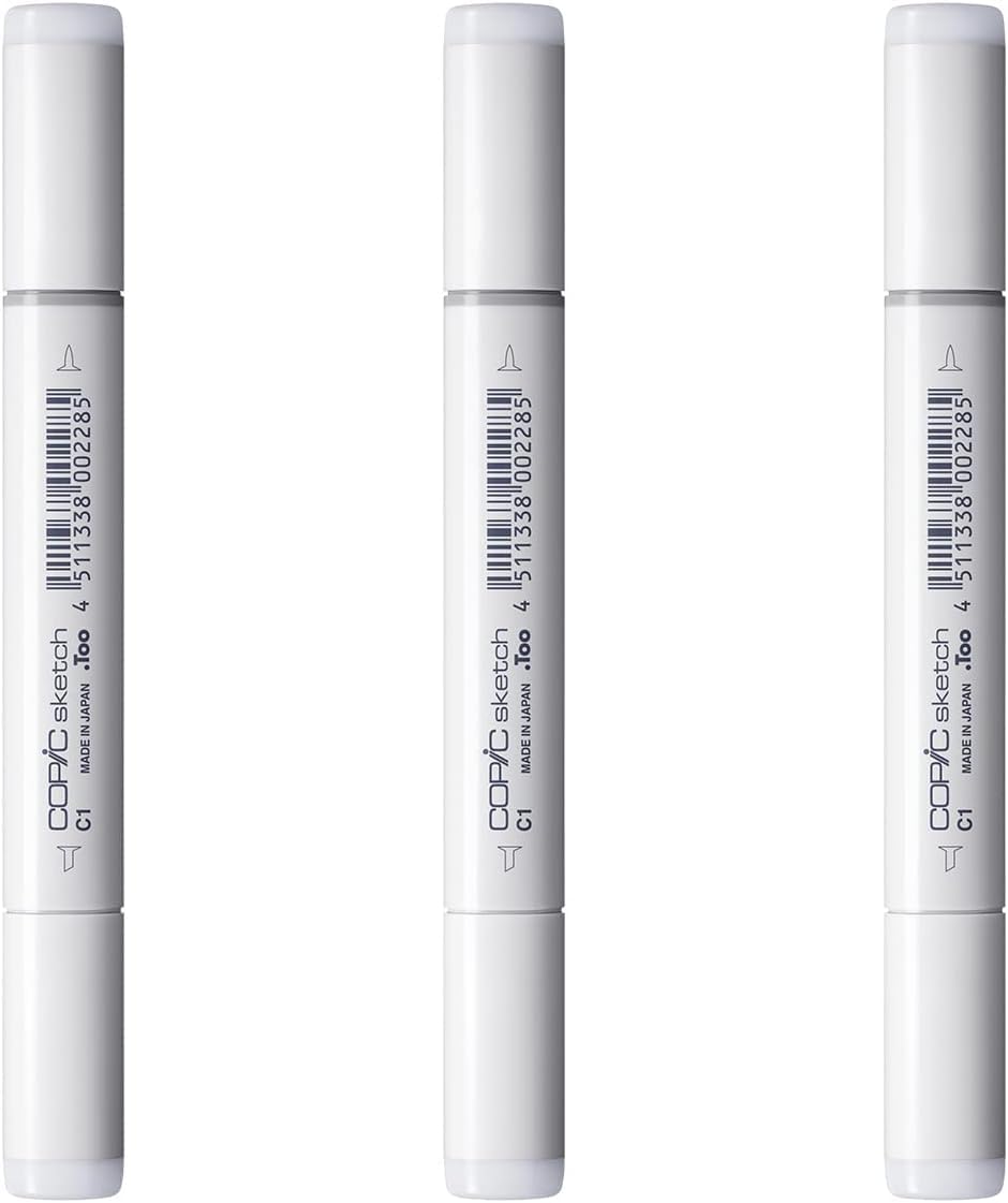 Слишком Copic Sketch Иллюстратор Маркеры C-1 [Набор 3]