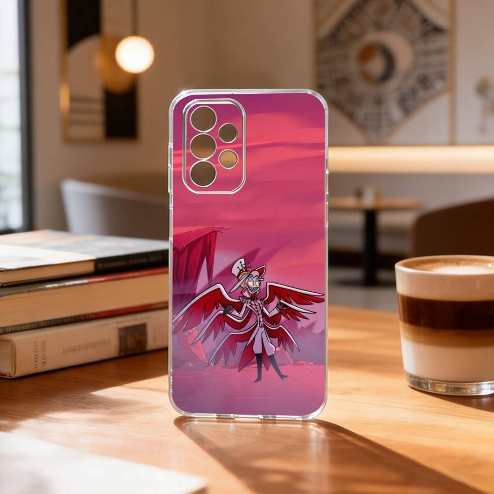 

PC-Hazbin H-Hotel Alastor Phone Case Transparent Silicone Soft For Samsung S25,S24,S21,S22,S23,S30,Ultra,S20,Plus,Fe Samsung S25ULTRA