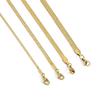 18 Karat Gold Ins-Stil Titanstahl Choker-Halskette: Exquisite Schlüsselbein-Kette für Damen