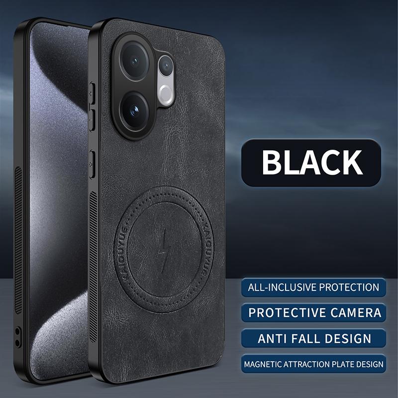 Case for VIVO V60 5G Luxury Sheep Skin Magnetic Magsafe Wireless Charging Matte Cover for VIVO V 60 Anti-drop Protection Bumper