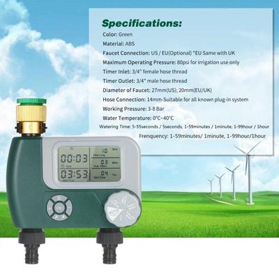 Programmable Digital Hose Faucet Timer Outdoor Battery Operated Automatic Watering Sprinkler System