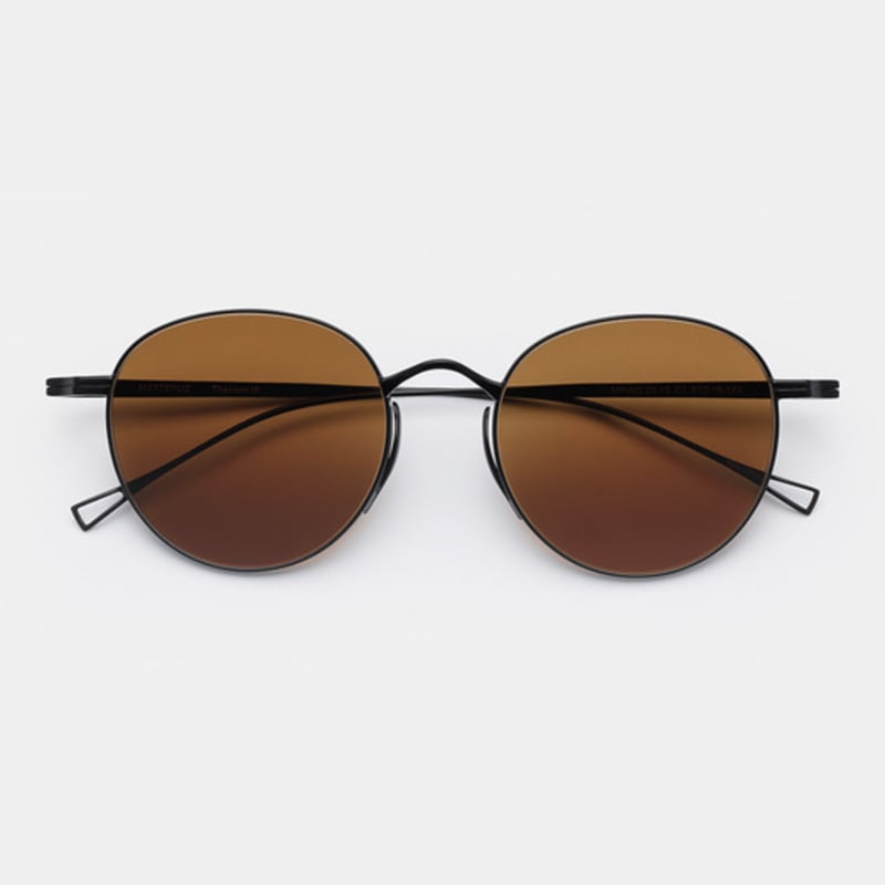 MATTEPUZ MP-13 Titanium Sunglasses BROWN BLACK