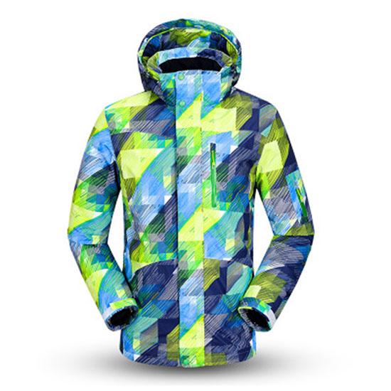 Men's Winter Ski Jackets Outdoor Warm Windproof Waterproof Snowboarding Jacket Hooded Mountain Coat Skiing Jacket for Male