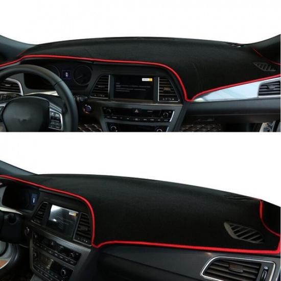 Fit For Hyundai Sonata 16-18 Dashboard Cover Dashmat Dash Mat Pad Sun Shade Red