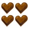 Heart Patterned Wood Serving Tray Heart-shaped Wooden Serving Tray Heart-shaped Walnut Nut Tray Set for Dining Table for Snacks