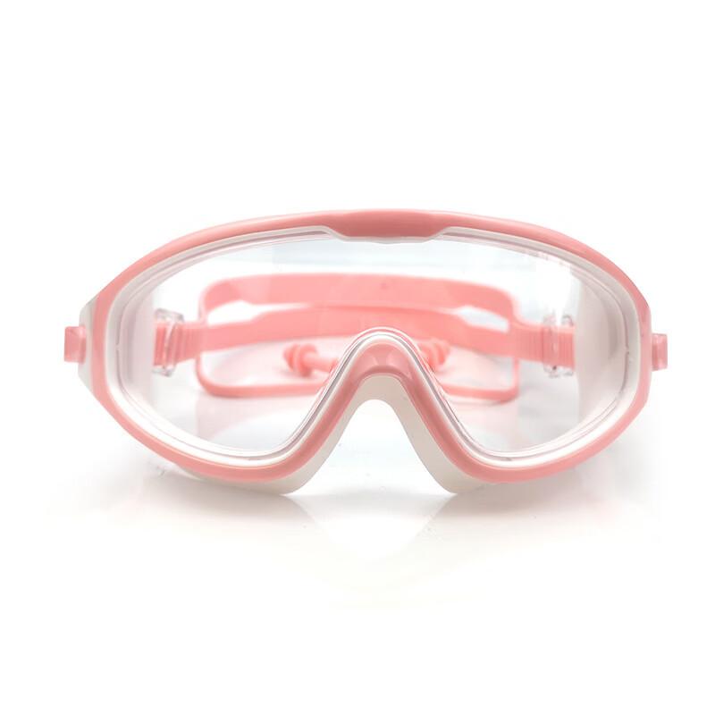 Kids' Large Frame Swimming Goggles with Silicone Strap