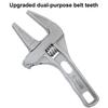 Large-opening Adjustable Wrench Multifunctional Plumbing Wrench Universal Pipe Wrench  Nut Removal