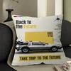 Classic Movie Clips Back To The Future Delorean Time Machine Pillow Anime Pillow Sofa Bed Head Pillow Cover x cm