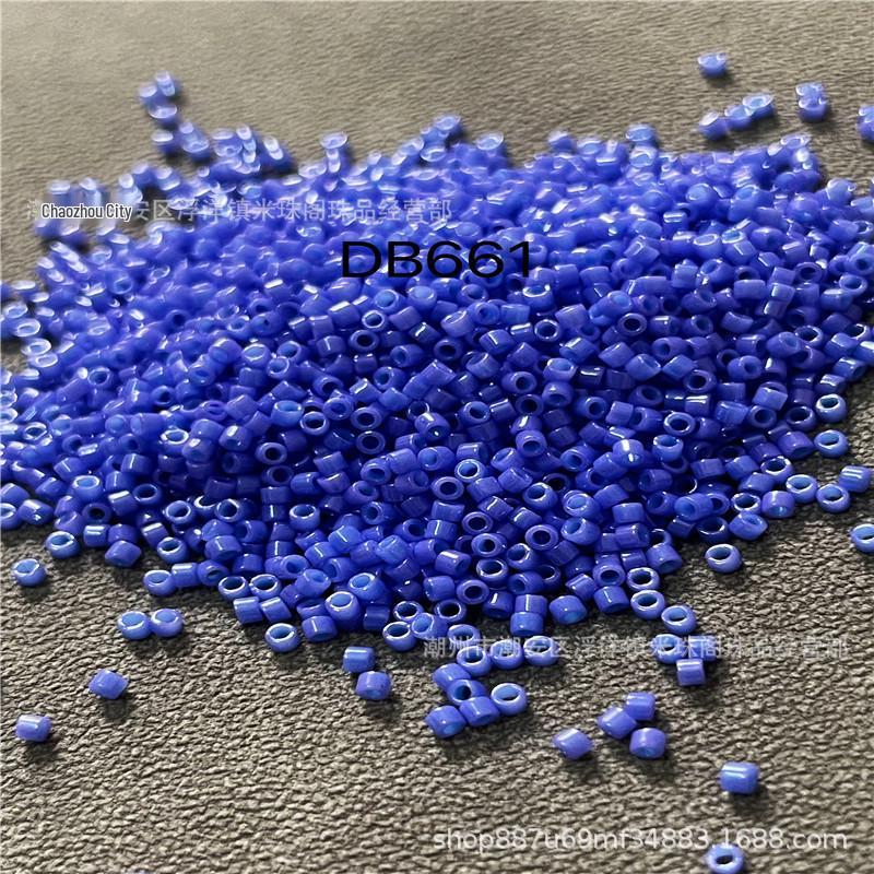 Japanese Miyuki Solid Color Beads, DIY Embroidery Material (DB651-665)