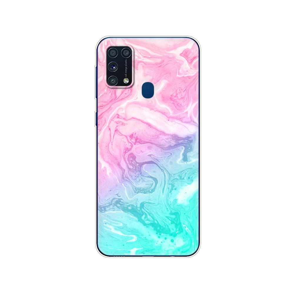 Pentru Samsung M31 Husa 6.4" Husa din silicon moale Tpu pentru Samsung Galaxy M31 M 31 SM-M315FZBVSER m315 Funda pentru bara din spate a telefonului