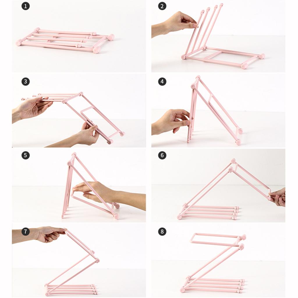 Trend Foldable Display Rack Multifunctional Hair Bow Storage Vertical Display Shelf Desktop Storage Holder for Towel