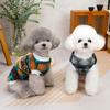 Nordic Style Fleece Pet Clothes: Cozy Autumn/Winter Wear for Cats & Small Dogs Like Bichon and Teddy.