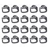 10/20/50pcs Shade Clips Hooks Shade Cloth Clamps Wire Mesh Fixing Black Fence Netting Clips Hanging Practical High Quality