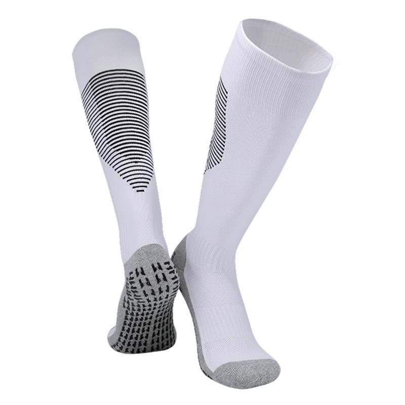 Long Tube Professional Football Socks Men'S Thickened Towel Bottom Point Rubber Socks Sweat-Absorbing And Breathable High Tube Training Non-Slip Socks